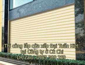 Cửa Xếp Tại Củ Chi