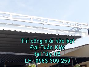 Mái kéo bạt tại Tây Hồ
