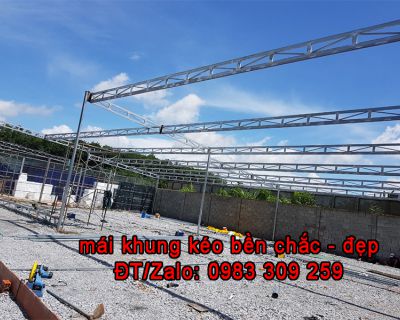 Mái kéo bạt tại Bến Cát