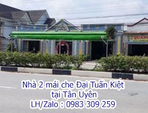 Nhà 2 mái che 2 bên tại Tân Uyên