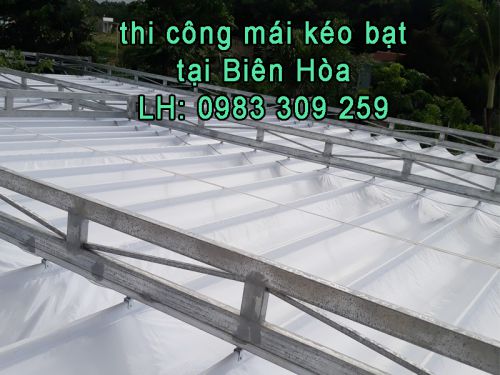 Mái kéo bạt tại Biên Hòa