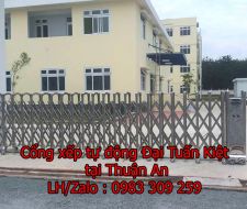 Cổng kéo tự động tại Thuận An