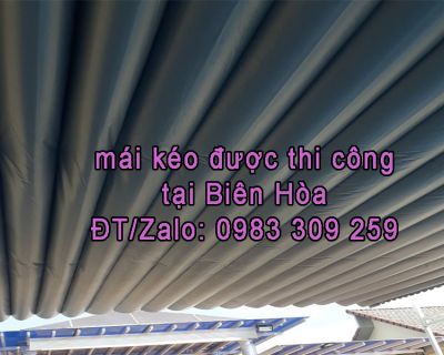Mái kéo bạt tại Biên Hoà ĐN