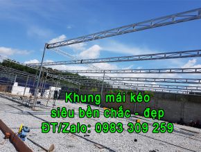 Mái kéo bạt tại Phú Giáo