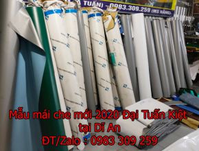 Mẫu mái che mới 2025 tại Dĩ An