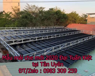 Mẫu mái che mới 2025 tại Tân Uyên