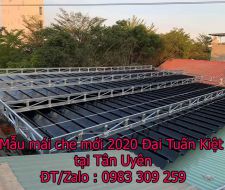 Mẫu mái che mới 2025 tại Tân Uyên