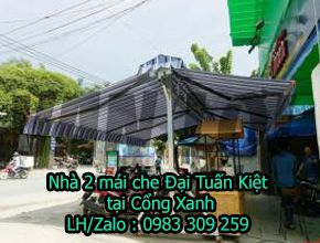 Nhà 2 mái che 2 bên tại Cổng Xanh