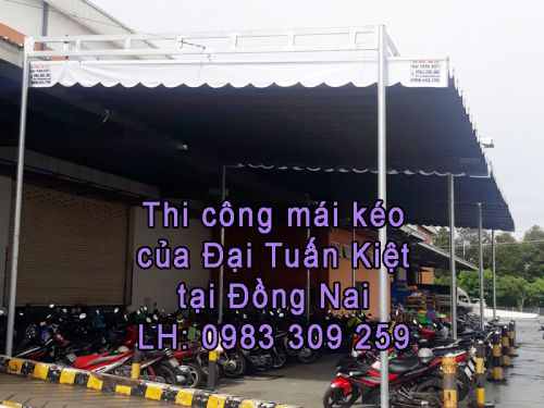 Mái kéo bạt tại Đồng Nai
