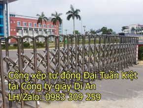 Cổng kéo tự động tại Dĩ An