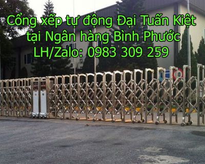 Cổng kéo tự động tại Bình Phước