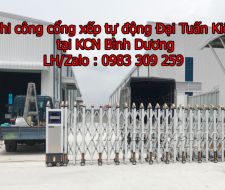 Cổng kéo tự động tại Bình Dương