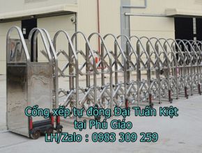 Cổng kéo tự động tại Phú Giáo