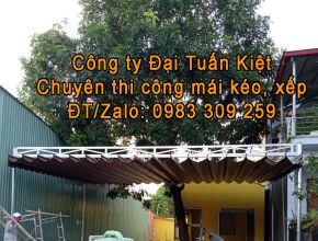 Mái kéo bạt tại Dĩ An