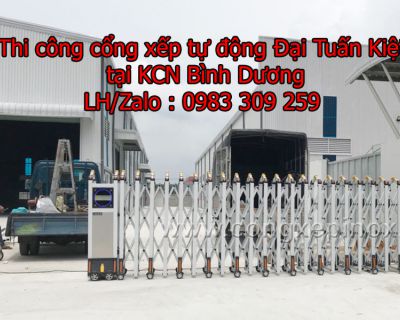 Cổng kéo tự động tại Bình Dương