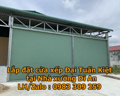 Cửa xếp tại Di An