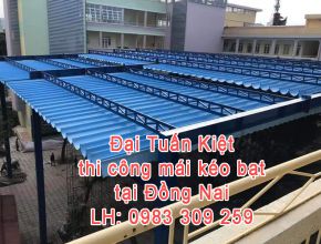Mái kéo bạt tại Đồng Nai