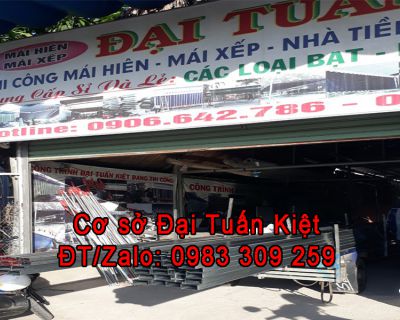 Mái kéo bạt tại Bến Cát