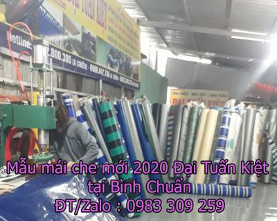 Mẫu mái che mới 2025 tại Bình Chuẩn