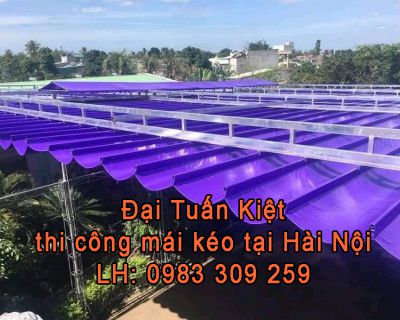 Mái kéo bạt tại Hà Nội