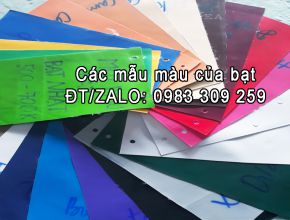 Mẫu màu của bạt