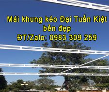 Mái kéo bạt tại Cổng Xanh