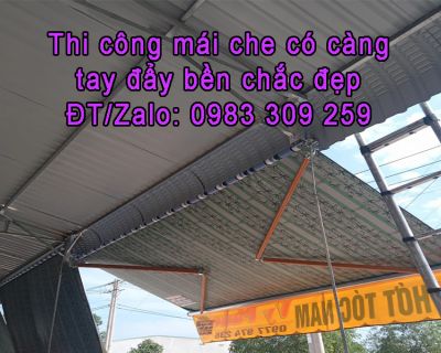Mái kéo bạt tại Bến Cát