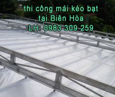 Mái kéo bạt tại Biên Hòa