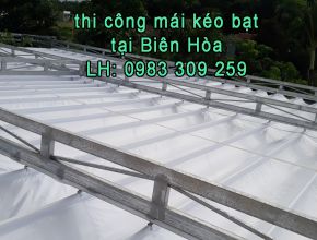 Mái kéo bạt tại Biên Hòa