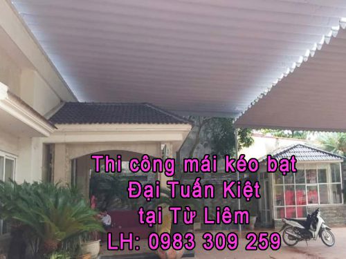 Mái kéo bạt tại Từ Liêm