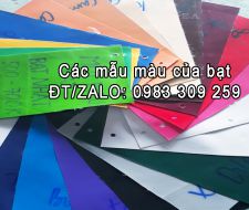 Mẫu màu của bạt