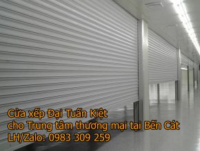Cửa xếp tại Bến Cát
