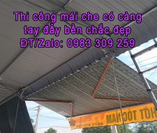 Mái kéo bạt tại Bến Cát